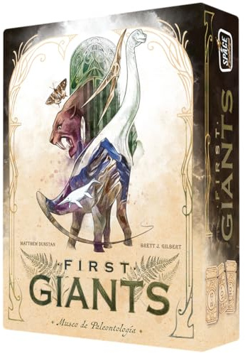 Asmodee First Giants, Juego de Mesa de Estrategia Familiar, Juego de Cartas