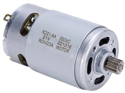 Motor Eléctrico De 21 V Con Escobillas Y 14 Dientes, 28 000 RPM, Diámetro De Engranaje De 8,2 Mm, Accesorios For Herramientas Eléctricas De Motosierra De Litio Con Motor 550