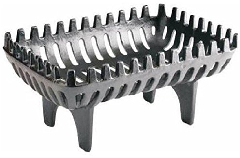 LESS THAN HALF PRICE - REDUCED TO CLEAR - Inglenook Open Fire Grate Log Coal Wood Basket Holder Black Heavy Duty Cast Iron