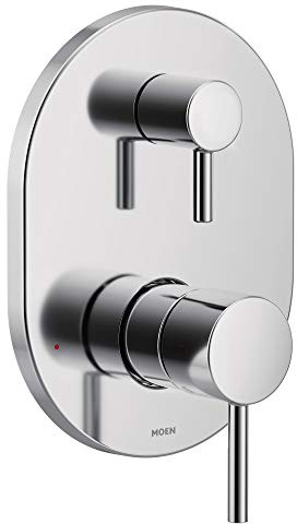Moen UT3290 Align M-CORE 3-Series 2-Handle Shower Trim with Integrated Transfer, Valve Required, Chrome