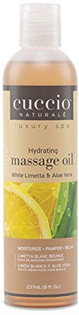 Cuccio Hydrating Massage Oil 237ml (8oz) - White Limetta & Aloe Vera