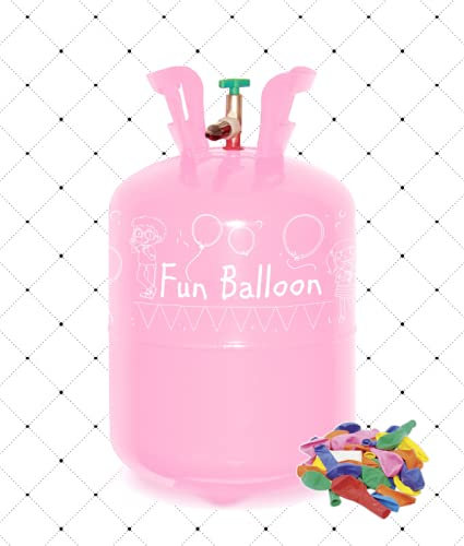 KingOfBallons 50 Bouteille d'hélium pour 50 ballons de 23 cm de gaz hélium Generisch