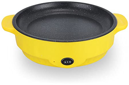 WSJQB Gril sans fumée portable pour intérieur - Barbecue électrique d'intérieur - Plat chauffant - Grande capacité