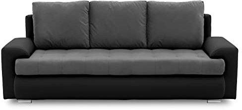 Couch Tokio VII mit Schlaffunktion Best ECKSOFA! Eckcouch mit Bettkasten! HIT! (Jasmine 96 + Soft 11)