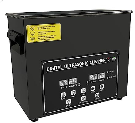 TsoLay Nettoyeur À Ultrasons Professionnel 10L, Machine De Nettoyage À Ultrasons avec Mode Dégazage, Chauffage Et Minuterie 1-99 Minutes, pour Bijoux, Lunettes, Montres