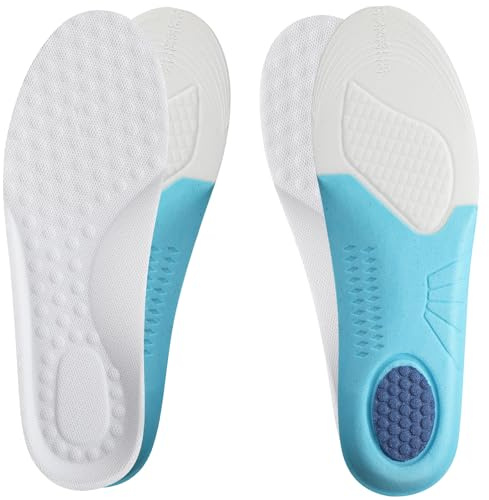WLLHYF 2 pares de plantillas de zapatos para niños, cortadas para adaptarse a las plantillas de zapatos para niños y niños pequeños, plantillas de espuma transpirable para zapatos para niños que
