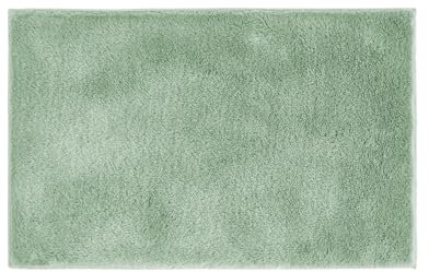andiamo Badematte rutschfest Florida - Badezimmerteppich weich und flauschig - Badteppich rutschfest waschbar Duschvorleger Badvorleger für Badezimmer 40 x 60 cm Salbei