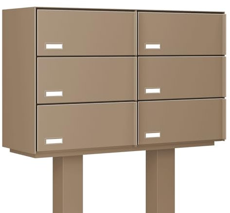Briefkasten, Briefkastenanlage Kopenhagen for Six Beige | V - Bravios