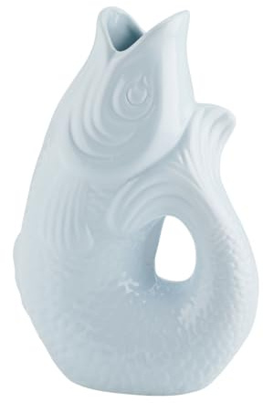 Giftcompany Monsieur Carafon Vase/Karaffe Fisch L Blue Horizon 2,7l