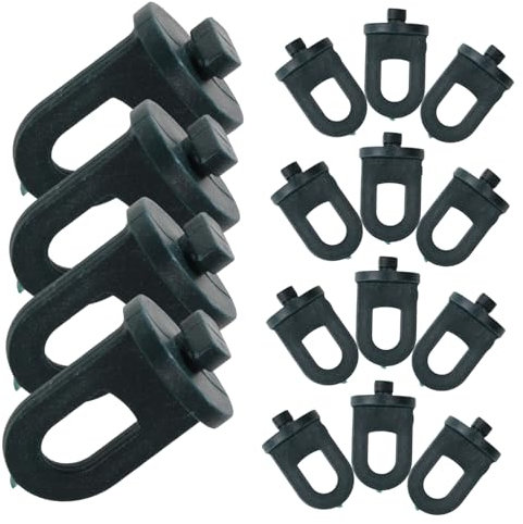 Milisten 100stücke Gewächshausklammern Aus Kunststoff Drehclips Für Rankgitter Gewächshauszubehör Grün Ohne Werkzeug Montierbar Für Hängepflanzen