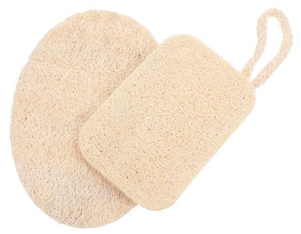 TOBBOMEY 2piezas Esponja Natural De Luffa para Lavavajillas De Herramienta De Limpieza De Cocina Estropajo Ecológico y Sin Olores para Fregar y Utensilios