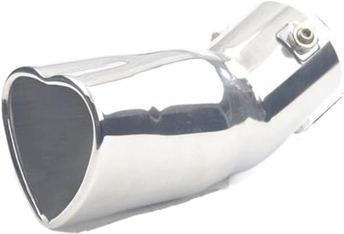 Ka6MDg Auspuffendrohr Edelstahl Endschalldämpfer Endrohr für BMW 325i 328i E46 E63 G22 G23,Auto-Auspuffendrohr Auspuffendrohr,B/Silver.
