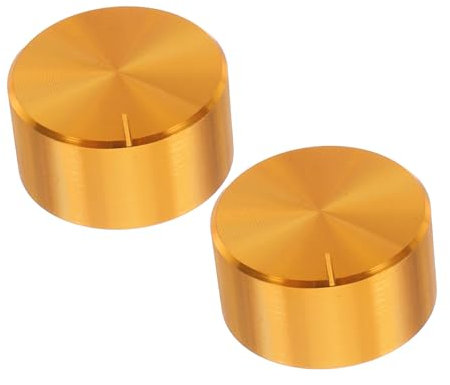 SHINEOFI 2pcs Rotary Potentiometer Knob Replacement Light Control Knob for Switch Easy Operation Suitable for Home Office