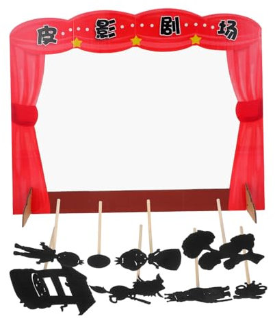 Milisten 1satz -puppenspielzeug Für Mädchen Schattenpuppentheater Für Vorschulkinder Edukatives Spielzeug Geschichtenerzählen Und Sensorischem Spiel