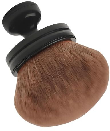 Pinceau auto-bronzant 74 mm - Pinceau à poudre - Grand pinceau pour le corps - Pinceau de maquillage pour le corps - Pinceau de maquillage extra large - Poils denses - Pour le visage et les mains