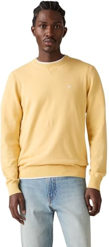 Levi's Herr Lightweight Housemark Sweater Straw Yellows XL