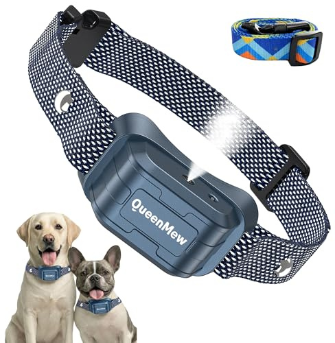 Anti Bark Collars for Dogs, Auto Citronella Dog Collar Stop Barking, Citronella Bark Collar with 3 Adjustable Sensitivity & Spray Levels, Anti Barking Dog Collars with 2 Straps for Small Large Dogs