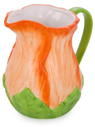 Brocca fiore arancione 1,4 L terracotta Florafruit