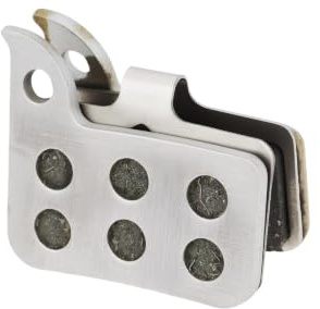 YINETTECH 1 Pair Aluminum-based Semimetals Disc Brake Pads with Spring Clip compatible with SRAM HRD Road Caliper