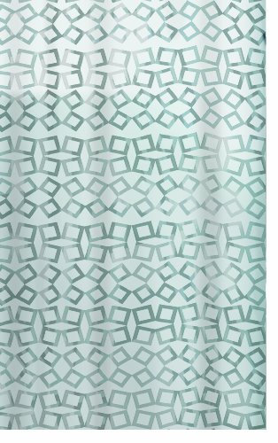 Spirella 10.16131 Peva-Duschvorhang 180 x 200 cm, Grid Silver