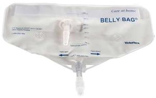 RUB1000 - Belly Bag Urine Collection Bag with Waist Belt, 1000 mL