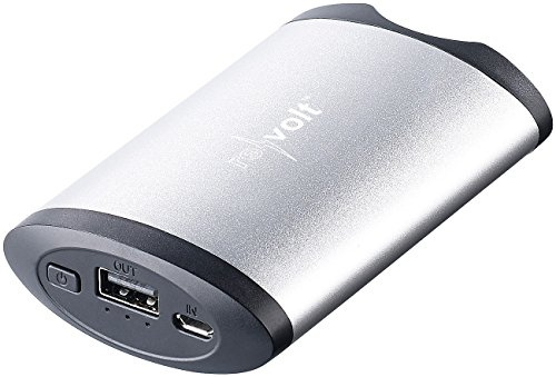 revolt Powerbank Heizung: 2in1-Powerbank mit Handwärmer, 5.200 mAh, 2 Temperaturstufen (mit Heizfunktion, USB Heizung, Angel)