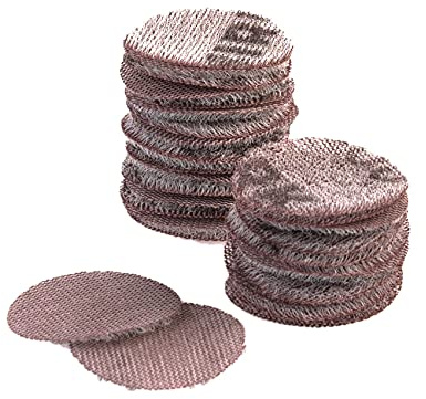 Mirka Abranet net sanding discs Ø 34 mm Grip / Grit P80 / 50 pcs / Sand paper discs for sanding wood, filler, varnish, plastic / 5420905080