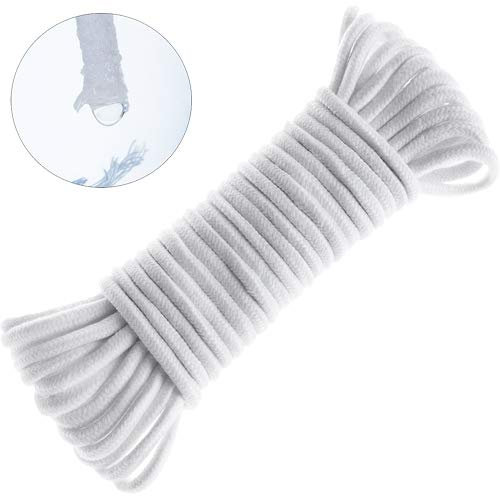 ORIMERC 15m Auto irrigazione Cavo di stoppino capillare Vacanza pianta Sitter Fai da Te Auto-irrigazione Vaso fioriera Sistema di Acqua Automatico Dispositivo Automatico Corda Assorbente idroponica