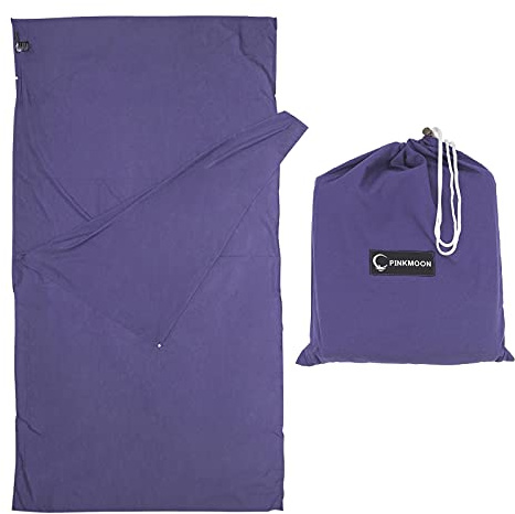 MoYouno Hüttenschlafsack aus Mikrofaser,Reiseschlafsack,Schlafsack Inlett,Schlafsack Inlett,Ideal für Hostels