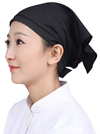 SIQITECH Béret de Cuisinier Homme Femme Adultes Toque de Chef Elastiques Chapeau de Travail Serveur pour Cuisine Restauration Boulangerie