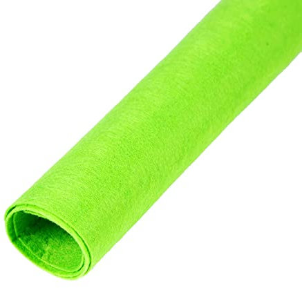 HARICSET Filzstoff Bastelfilz Filz Stoff 85cm Breit Filzplatten für Handwerk,Nähen,Patchwork,Stickereien Handwerks Projekt DIY Weihnachtsdekorationen(Size:0.85 * 3m,Color:Gras-Grün)
