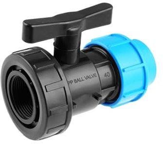 DOLUNTO Rückschlagventile 1 STK 20 mm 25 mm 32 mm Rohr Schnittstelle zu 1/2 3/4 1 Zoll Innengewinde PE Kunststoff-Ventil-Anschluss Bewässerung Wasser Control Switch (Specification : 20mm 1/2 inch)