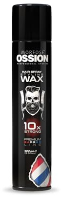 Morfose OSSION PBL 10x Strong Haarspray 300ml – Extrem starker Halt für anspruchsvolle Frisuren – Professionelles Styling Spray mit Glanz – Nicht klebrig & leicht auswaschbar – Für alle Haartypen