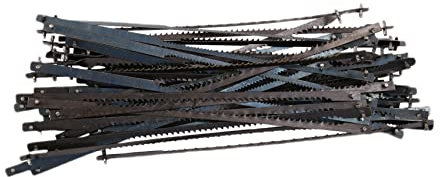 Peowuieu Lot de 48 lames de scie à chantourner enfichables 4 105 mm pour scie à chantourner