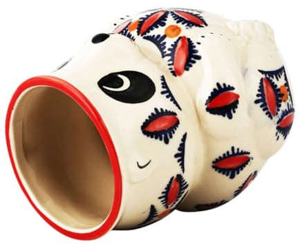 PRETYZOOM Tasse Animaux en Céramique Panda pour Cocktails, Tasse Animaux Originale et Pratique, pour Soirées Hawaïennes Capacité de 480ml