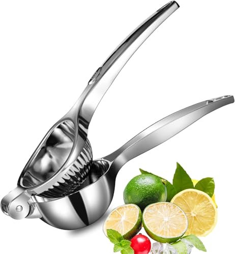 Apprise Deals lemon Squeezer, Lemon Juicer, Heavy Duty Citrus Juicer, Metal Lime Squeezer, Solid Juicer Hand, Durable Orange Squeezer, Manual Juicer, Lemon Squeezer Press, Lime Juicer