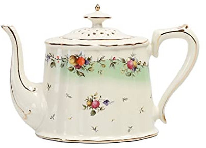 XFZJCHAP BBCBBZ Ensemble de Tasses à café Vintage Tasse en céramique Assiette Pot Service à thé Anglais de l'après-Midi (D)