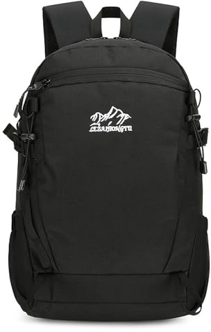 LJCZKA Lightweight Waterproof Hiking Backpack for Men Women Travel Backpack with Chest Strap for Trekking Camping Outdoor Sports