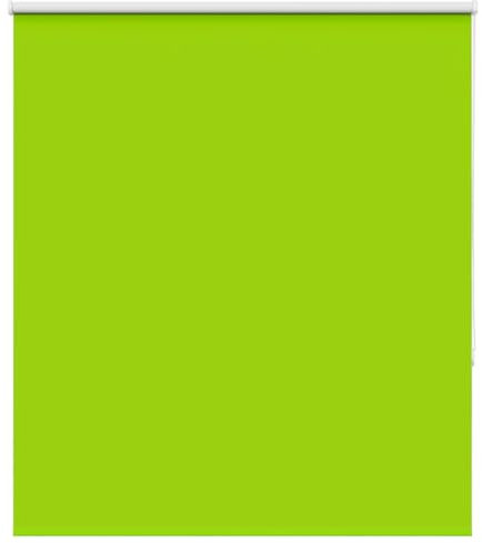 vidaXL Verdunkelungsrollo Grün 140x150cm Stoffbreite 136,6cm Polyester, Rollo, Klemmfix, Thermorollo, Verdunklungsrollo, Klemmrollo, Fensterrollo