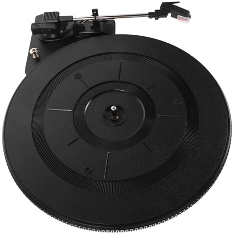 Ciieeo Vintage Vinyl Record Player: Turntable Headshell Retro Style Gramophone Movement Low Noise for Home Decor and Music Lovers