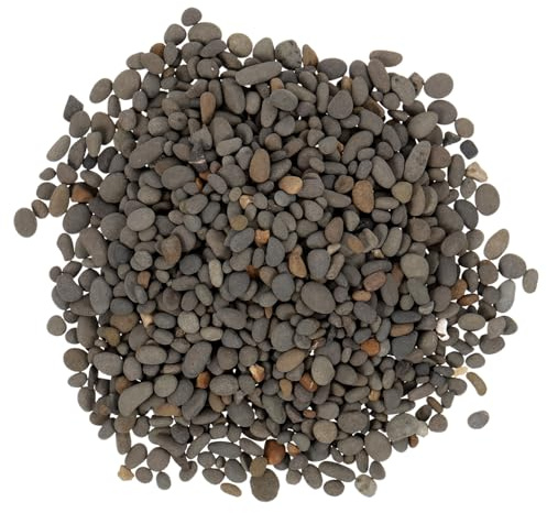 Gatuida Pietre Naturali per Micro Paesaggio Decorazione Ciottolo di Fiume 50g Sacchetto per Acquario e Giardino Aspetto Realistico e Bellezza Naturale