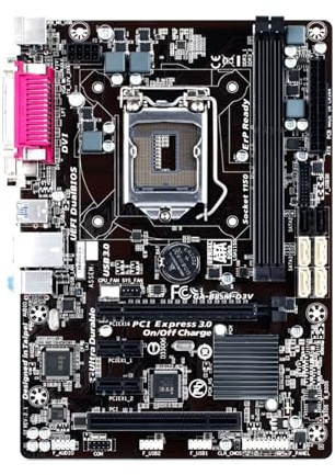 Motherboard Placa Base Fit For Gigabyte GA-B85M-D3V Compatible con i7-4790K, 4770K, i5-4690K, 4670K, procesador Intel B85 Core i7, i5 y i3, 4 x DDR3 de 32 GB, USB 3.0, SATA III