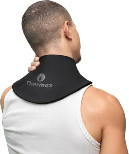 IceThermax Neck Pad Cuello y Hombros Frío y Calor Reutilizable – Compresa Gel Térmico, Ice Pack para Cuello, Bolsa de Gel Frío Calor, Saco Térmico para Migraña y Dolor Cervical