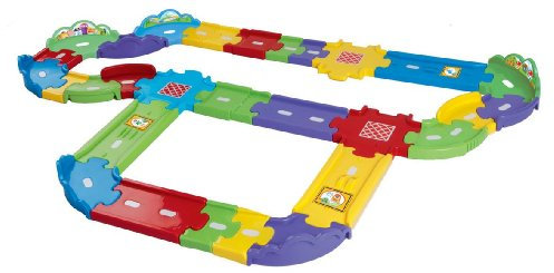 VTech 148103 Toot-Toot Drivers Deluxe Car Track Set Baby Toy, with 30 Track Pieces, Suitable for 1, 2, 3+ Year Olds, English Version