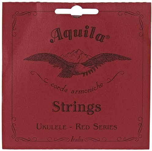 Aquila Red Series AQ-88 Saiten für Tenor-Ukulele, niedriges G, 1 Set mit 4 Stück