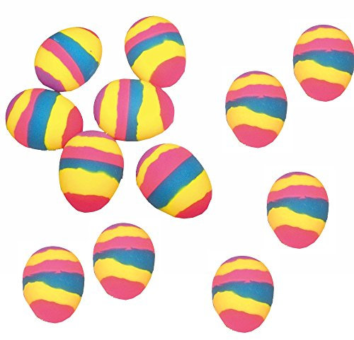 unbekannt Flummi Eier - bunt - 12 er Set