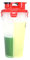 Shaker X-Shake The Dual Protein - Parfait pour les suppléments avant et pendant l'entraînement - Couvercle anti-fuite - Sans BPA - 2 compartiments de 350 ml - Flacon de 700 ml