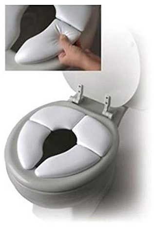 bébélephant Reise-WC-Sitze, weich, zusammenklappbar, Weiß, 4 Stück