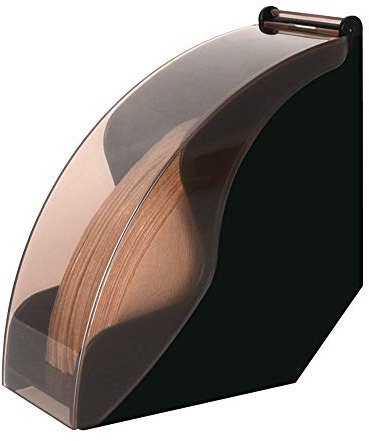 CAFEMASY Kaffeefilterhalter Aufbewahrung Kaffeefilter Papierspender Rack mit staubdichter Abdeckung für V60 und Kegelkaffeefilter