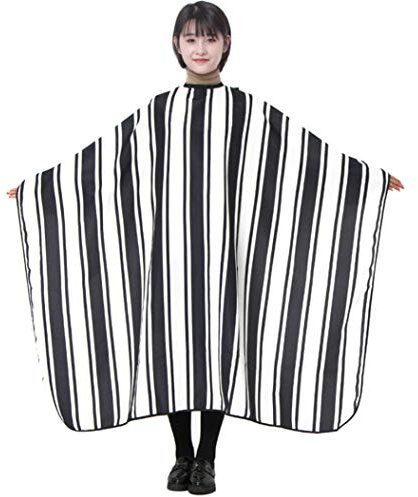 Professionelle Haarschnittumhang Frisier Friseur Umhang Bartschablonen Wasserdicht Hakenverschluss Friseursalon Cape Haircut Haarschnitt Friseur Schürze Haar-Styling Perming Färben Werkzeug,5PCS
